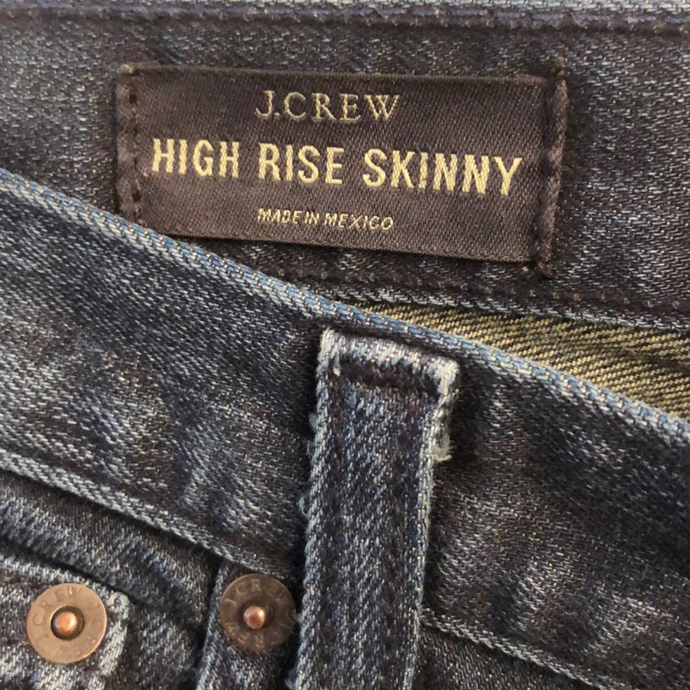 JCrew High Rise Skinny Jeans - Picture 4 of 5